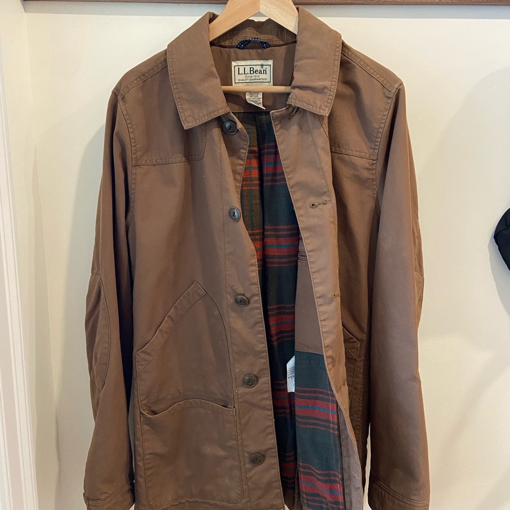 L.L. Bean Brown Lightweight Shirt Jacket